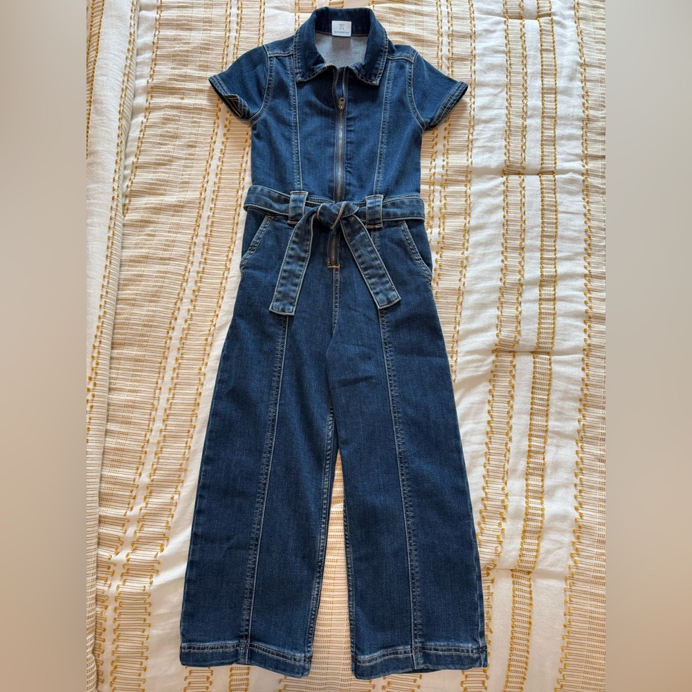Abercrombie kids denim jumpsuit